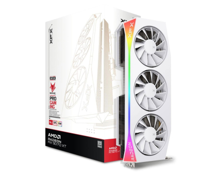 Karta graficzna XFX Radeon RX 9070 XT Mercury OC RGB White 16GB GDDR6